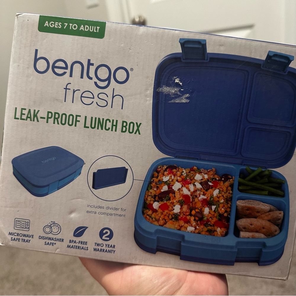 Bentgo Fresh Blue Lunch Box NIB
